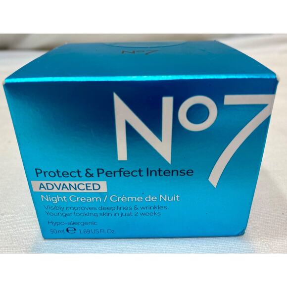 No7 Protect & Perfect Intense Advanced Night Cream 1.69oz NEW - Picture 1 of 4